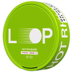 Loop - Hot Rhubarb Strong - Slim (9,4 mg/portion)