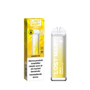 Lost Mary QM600 - Banana Ice (20 mg, Engångs vape)