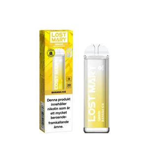 Lost Mary QM600 - Banana Ice (20 mg, Engångs vape)