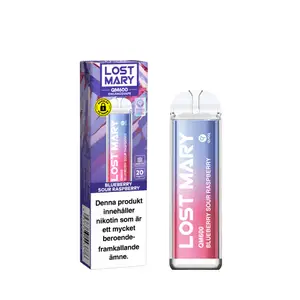 Lost Mary QM600 - Blueberry Sour Raspberry (20 mg, Engångs vape)