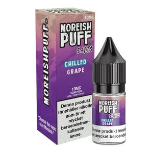 Moreish Puff Chilled - Grape (10 ml, 10 mg, Nikotinsalt)