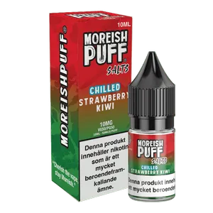 Moreish Puff Chilled - Strawberry & Kiwi (10 ml, 10 mg, Nikotinsalt)