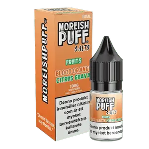 Moreish Puff Fruits - Blood Orange Citrus Guava (10 ml, 10 mg, Nikotinsalt)