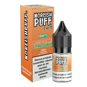 Moreish Puff Fruits - Blood Orange Citrus Guava (10 ml, 10 mg, Nikotinsalt)