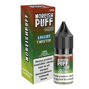 Moreish Puff Lollies - Twister (10 ml, 10 mg, Nikotinsalt)