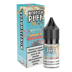 Moreish Puff Menthol - Apricot Watermelon (10 ml, 10 mg, Nikotinsalt)