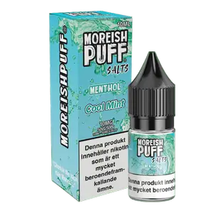 Moreish Puff Menthol - Cool Mint  (10 ml, 10 mg, Nikotinsalt)
