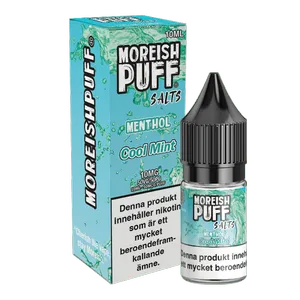 Moreish Puff Menthol - Cool Mint  (10 ml, 10 mg, Nikotinsalt)
