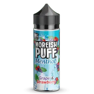 Moreish Puff Menthol - Grape and Strawberry (100 ml, Shortfill)