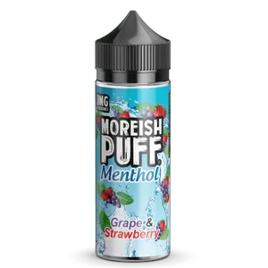 Moreish Puff Menthol - Grape and Strawberry (100 ml, Shortfill)