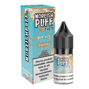 Moreish Puff Menthol - Tropical (10 ml, 10 mg, Nikotinsalt)