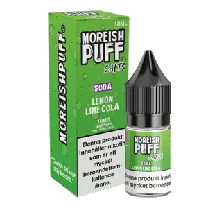 Moreish Puff Soda - Lemon Lime Cola (10 ml, 10 mg, Nikotinsalt)
