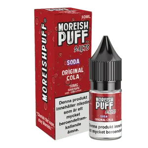 Moreish Puff Soda - Original Cola (10 ml, 10 mg, Nikotinsalt)