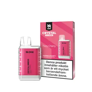N-One Crystal Cube - Fizzy Cherry (20 mg, Engångs vape)