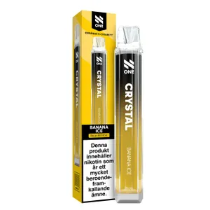 N-One Crystal Mesh - Banana Ice (20 mg, Engångs vape)