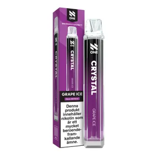 N-One Crystal Mesh - Grape Ice (20 mg, Engångs vape)
