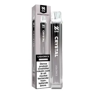 N-One Crystal Mesh - Liquorice (20 mg, Engångs vape)