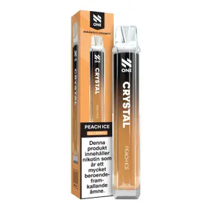 N-One Crystal Mesh - Peach Ice (20 mg, Engångs vape)