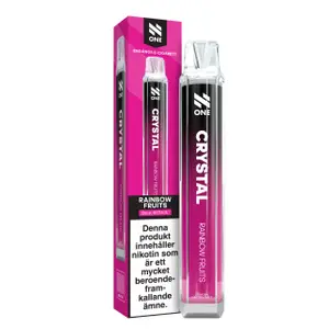 N-One Crystal Mesh - Rainbow Fruits (20 mg, Engångs vape)