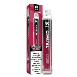 N-One Crystal Mesh - Strawberry Raspberry (20 mg, Engångs vape)