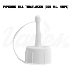Pipkork till Tomflaska (500 ml, HDPE)
