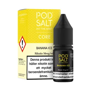 Pod Salt Core - Banana Ice (10 ml, 14 mg, Nikotinsalt)