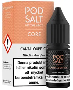 Pod Salt Core - Cantaloupe Ice (10 ml, 14 mg, Nikotinsalt)