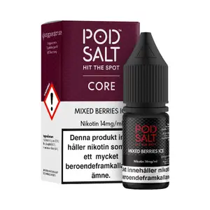 Pod Salt Core - Mixed Berries Ice (10 ml, 14 mg, Nikotinsalt)