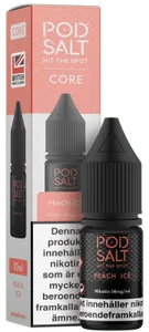 Pod Salt Core - Peach Ice (10 ml, 14 mg, Nikotinsalt)