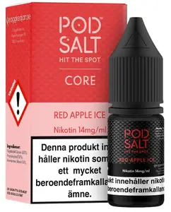 Pod Salt Core - Red Apple Ice (10 ml, 14 mg, Nikotinsalt)