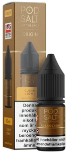 Pod Salt Origin - Cuban Creme (10 ml, 14 mg, Nikotinsalt)