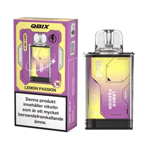 QBIX Pod - Lemon Passion (14 mg, Engångspod)