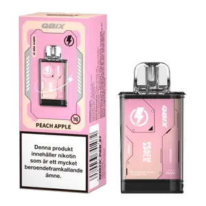 QBIX Pod - Peach Apple (14 mg, Engångspod)
