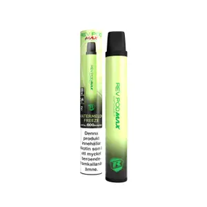 Rev Pod Max - Watermelon Freeze (14 mg, Engångs vape)
