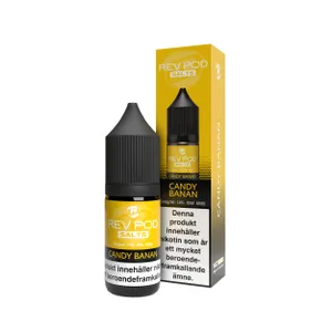 Rev Pod  Salts - Candy Banan (10 ml, 14 mg Nikotinsalt)