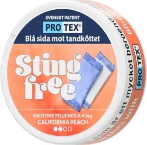 Stingfree - California Peach - Slim (4,4 mg/portion)