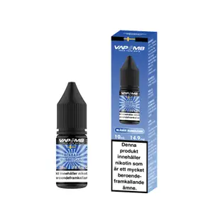 VapeM8 Salt - Blåbär Bubbelgum (10 ml, 14,9 mg Nikotinsalt)