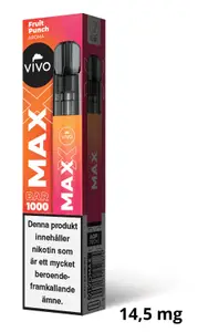 Vivo MAX - Fruit Punch (14,5 mg, Disposable)