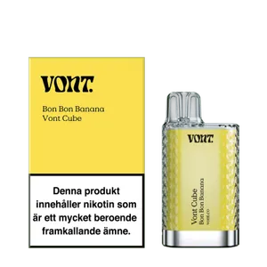 Vont Cube - Bon Bon Banana (14 mg, Engångs vape)
