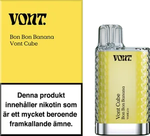 Vont Cube - Bon Bon Banana (20 mg, Engångs vape)