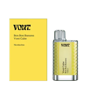 Vont Cube - Bon Bon Banana (Nikotinfri Engångs vape)