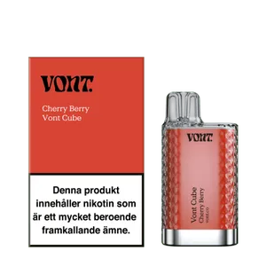 Vont Cube - Cherry Berry (14 mg, Engångs vape)