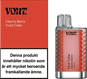 Vont Cube - Cherry Berry (20 mg, Engångs vape)