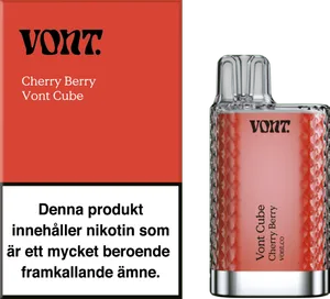 Vont Cube - Cherry Berry (20 mg, Engångs vape)