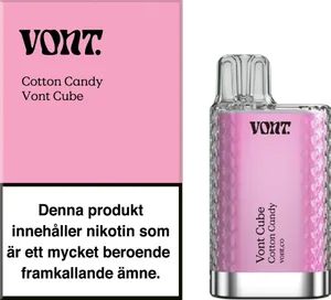 Vont Cube - Cotton Candy (20 mg, Engångs vape)