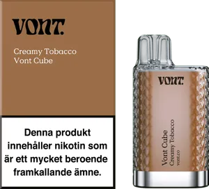 Vont Cube - Creamy Tobacco (20 mg, Engångs vape)