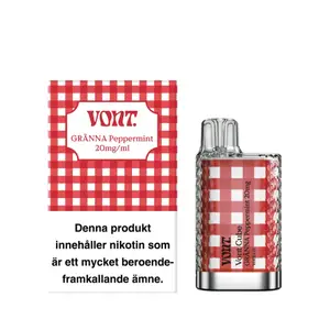 Vont Cube - Gränna Peppermint (20 mg, Engångs vape)