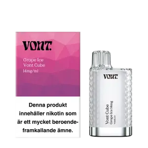 Vont Cube - Grape Ice (14 mg, Engångs vape)