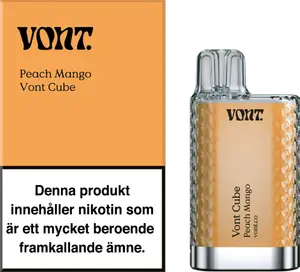 Vont Cube - Peach Mango (20 mg, Engångs vape)