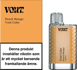 Vont Cube - Peach Mango (20 mg, Engångs vape)